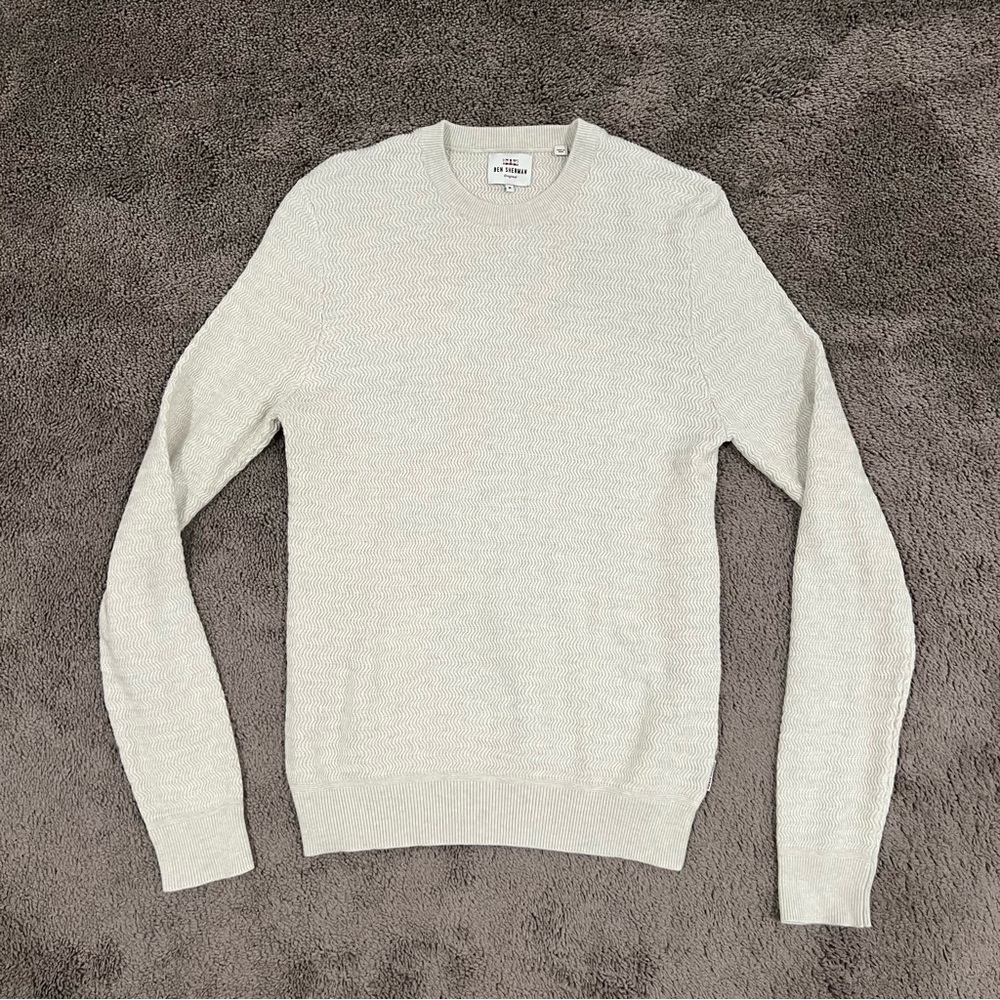 BEN SHERMAN Men's Cream Sweater